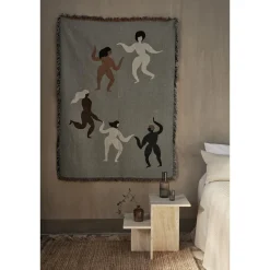 Ferm Living Distinct Sidebord Mørk Brun Travertine