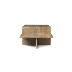 Ferm Living Distinct Sofabord Mørk Brun Travertine