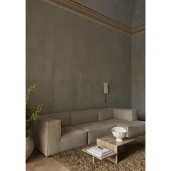 Ferm Living Distinct Sofabord Mørk Brun Travertine
