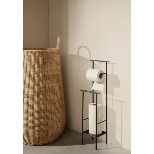Ferm Living Dora Toiletpapir Stativ Sort