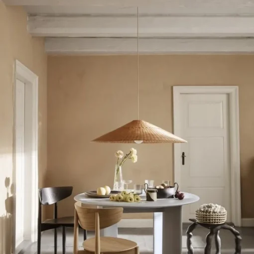 Ferm Living DouØ90 Pendel Natural med Ledning 2m