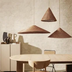 Ferm Living DouØ90 Pendel Natural med Ledning 4m