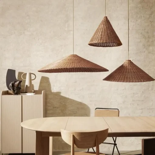 Ferm Living DouØ90 Pendel Natural med Ledning 4m