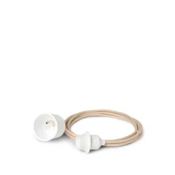 Ferm Living DouØ90 Pendel Natural med Ledning 4m