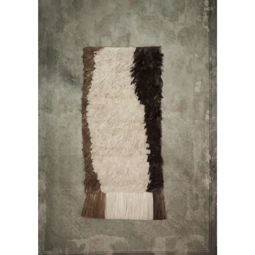 Ferm Living Edge Vágtáppe Off White/Coffee