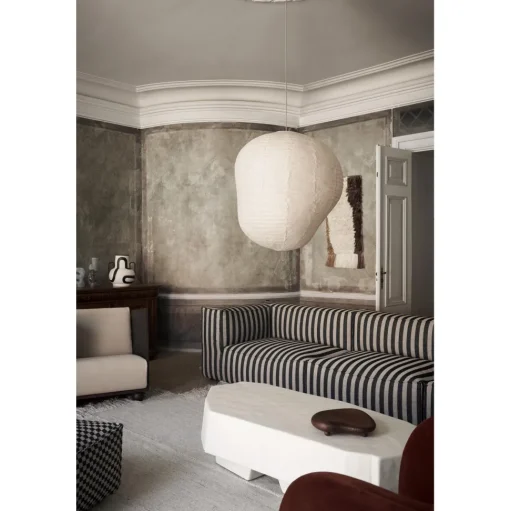 Ferm Living Edge Vágtáppe Off White/Coffee
