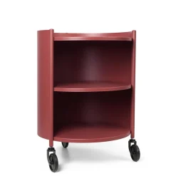 Ferm Living Eve Storage Rullebord Mahogany Red