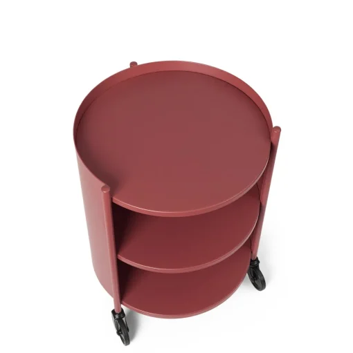 Ferm Living Eve Storage Rullebord Mahogany Red