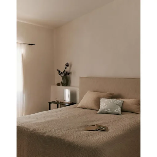 Ferm Living Fino Sengetáppe Tea Green/Sand