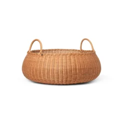 Ferm Living Flettet Kurv Lav Rattan