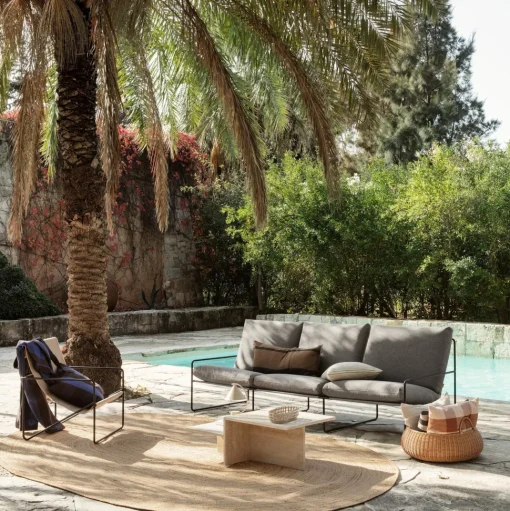 Ferm Living Flettet Kurv Lav Rattan