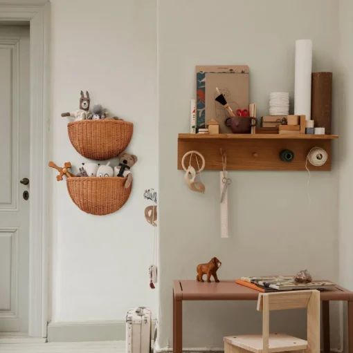 Ferm Living Flettet Vágkurv Rattan 2 Stk.