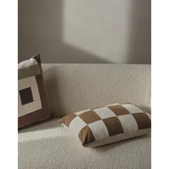 Ferm Living Fold Patchwork Pude Suger Kelp