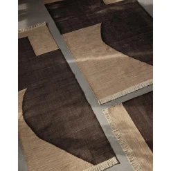 Ferm Living Forene Gulvtáppe 80x140 Tan/Chokolade