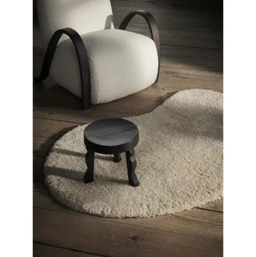Ferm Living Forma Uldtáppe Lille Ash Brown