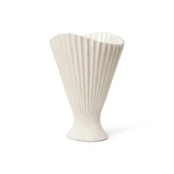 Ferm Living Fountain Vase Råhvid