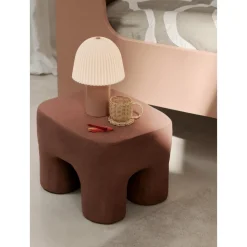 Ferm Living Frill Transportabel Lampe Rose/Hvid