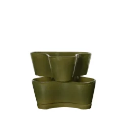 Ferm Living Gemi Plantekasse Sát af 2 Moss Green