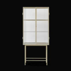 Ferm Living Haze Vitrineskab Riflet Glas Cashmere