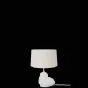 Ferm Living Hebe Bordlampe Lille Hvid med Hvid Skárm
