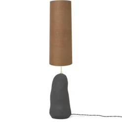 Ferm Living Hebe Gulvlampe Sort med Brun Skárm