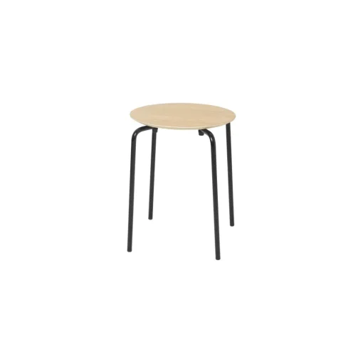 Ferm Living Herman Skammel Hvid Olieret Eg