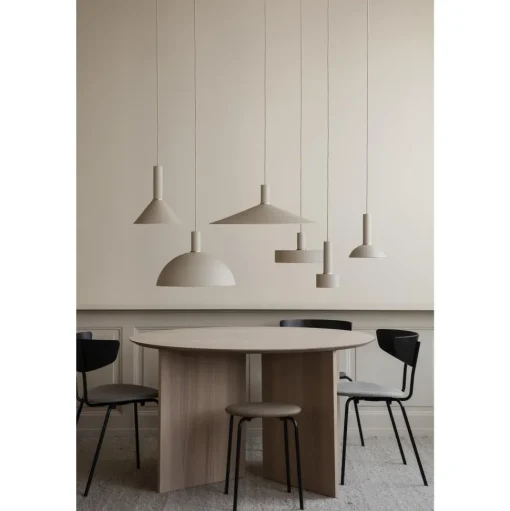 Ferm Living Herman Skammel Hvid Olieret Eg