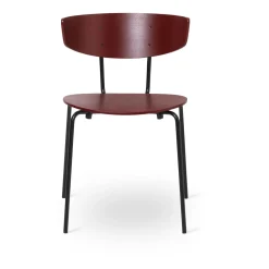 Ferm Living Herman Spisebordsstol Sort/Rød Brun