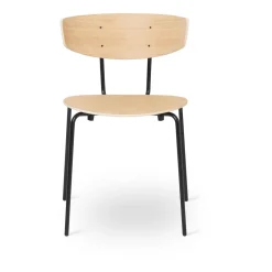 Ferm Living Herman Spisebordsstol Sort/Hvidolieret Eg