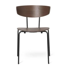 Ferm Living Herman Spisebordsstol Sort/Mørkbejdset Eg