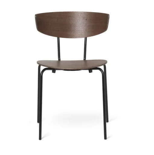 Ferm Living Herman Spisebordsstol Sort/Mørkbejdset Eg