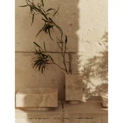 Ferm Living Hew High Centerpiece Travertin
