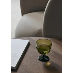 Ferm Living Host Vandglas Sát af 2 Mosgrøn