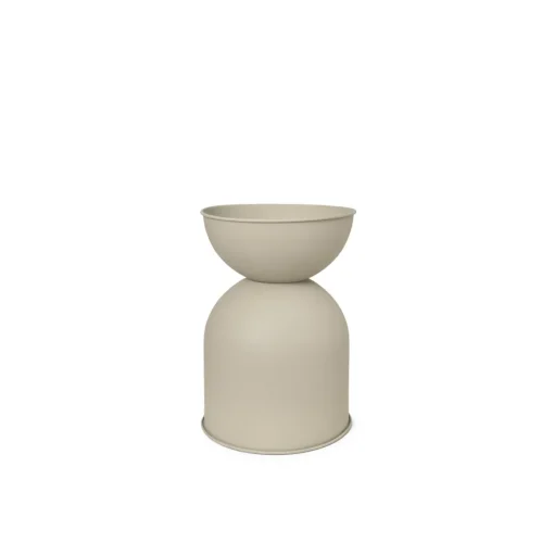 Ferm Living Hourglass Krukke Medium Cashmere