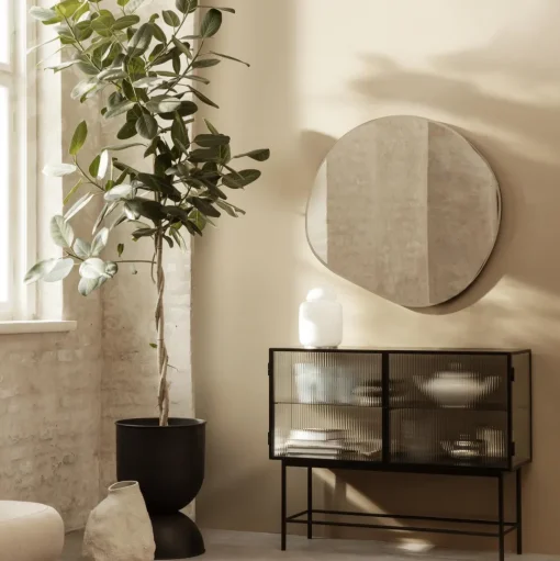 Ferm Living Hourglass Krukke Medium Cashmere