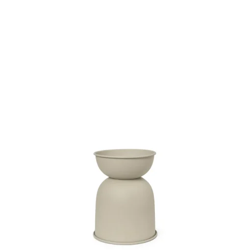 Ferm Living Hourglass Krukke Ekstra Lille Cashmere