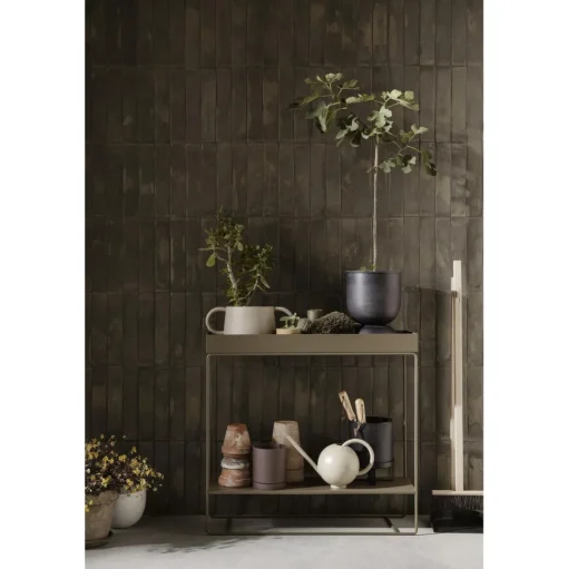 Ferm Living Hourglass Krukke Ekstra Lille Cashmere