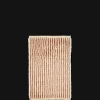 Ferm Living Kami Knyttet Gulvtáppe 80x120 Off-White/Rødbrun