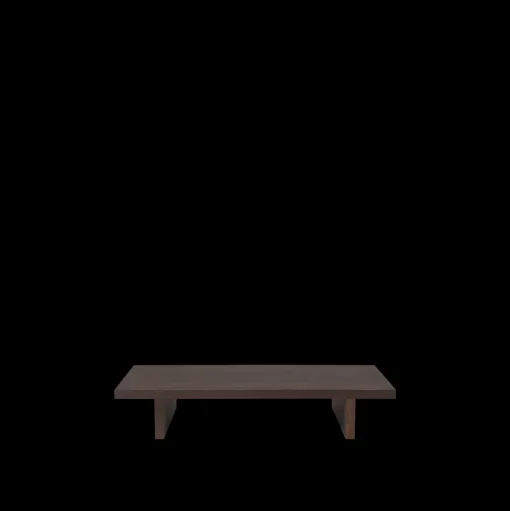 Ferm Living Kona Low Bord Mørk Trá