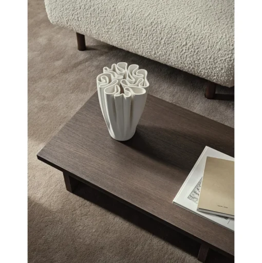Ferm Living Kona Low Bord Mørk Trá