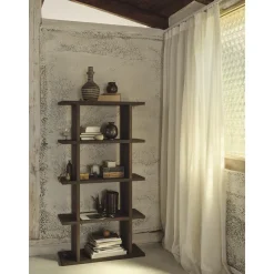 Ferm Living Kona Reol 1x4 Mørkbejdset Eg