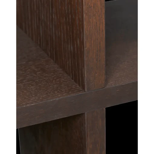 Ferm Living Kona Reol 1x4 Mørkbejdset Eg
