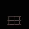 Ferm Living Kona Reol 2x2 Mørkbejdset Eg