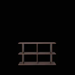 Ferm Living Kona Reol 2x2 Mørkbejdset Eg