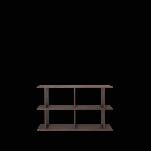 Ferm Living Kona Reol 2x2 Mørkbejdset Eg