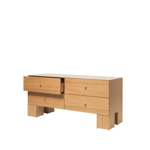 Ferm Living Kuben Kommode 2x2 Natural Eg
