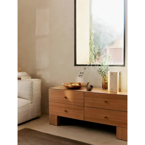 Ferm Living Kuben Kommode 2x2 Natural Eg