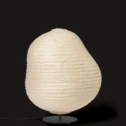 Ferm Living Kurbis Gulvlampe Lav Natural/Sort