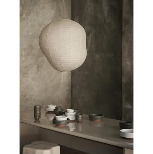 Ferm Living Kurbis Lampeskárm 40 Naturlig