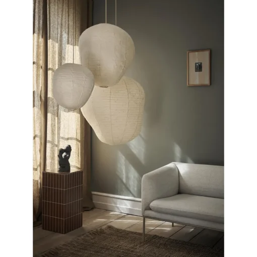 Ferm Living Kurbis Lampeskárm 80 Naturlig